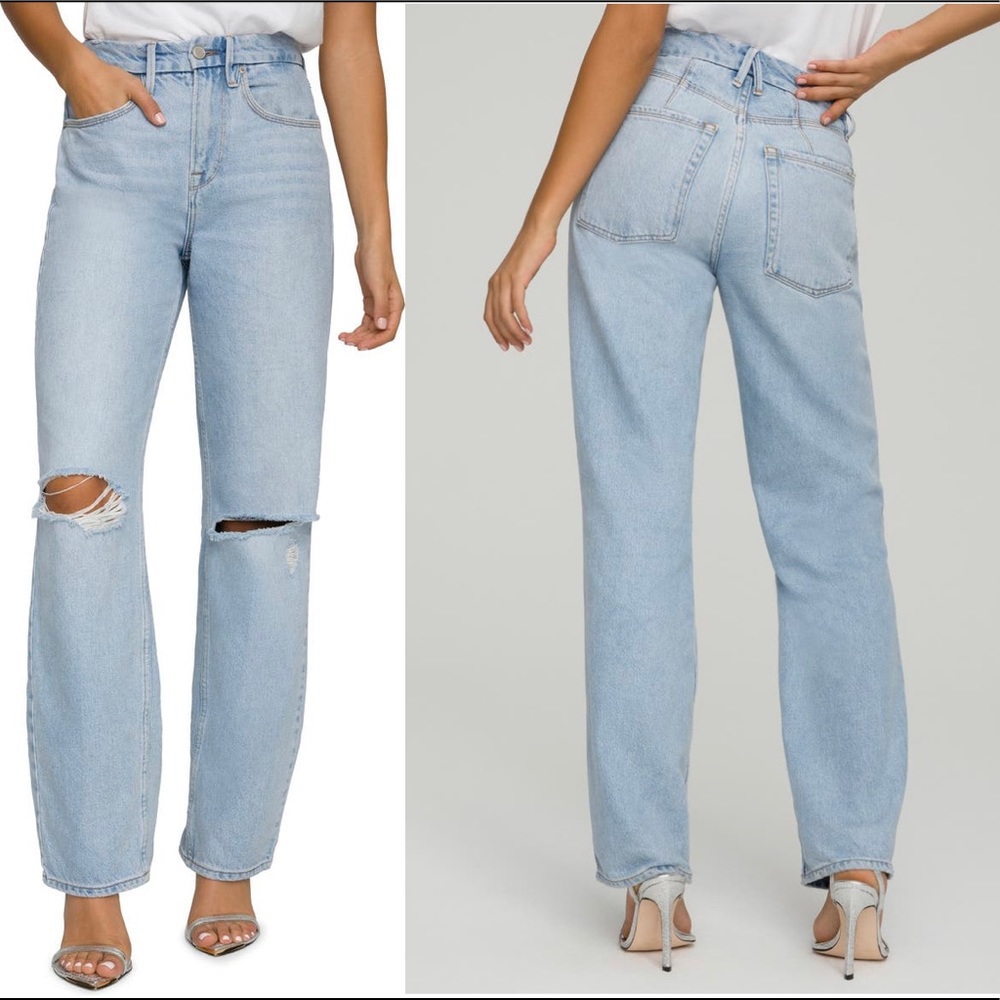 brand new never worn good american jeans